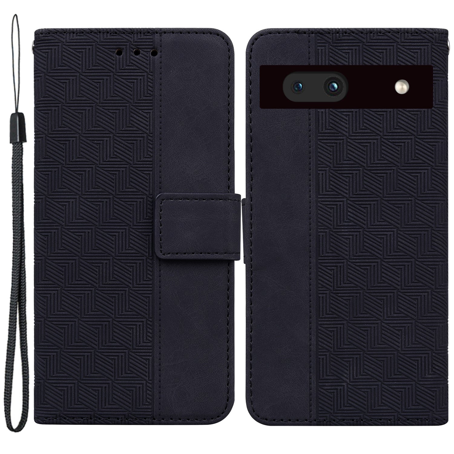 Imprinted Geometry Pattern Phone Case for Google Pixel 7a Anti-Scratch PU Leather Magnetic Closure Wallet Stand Phone Cover Imprinted Geometry Pattern Phone Case for Google Pixel 7a Anti-Scratch PU Leather Magnetic Closure Wallet Stand Phone Cover